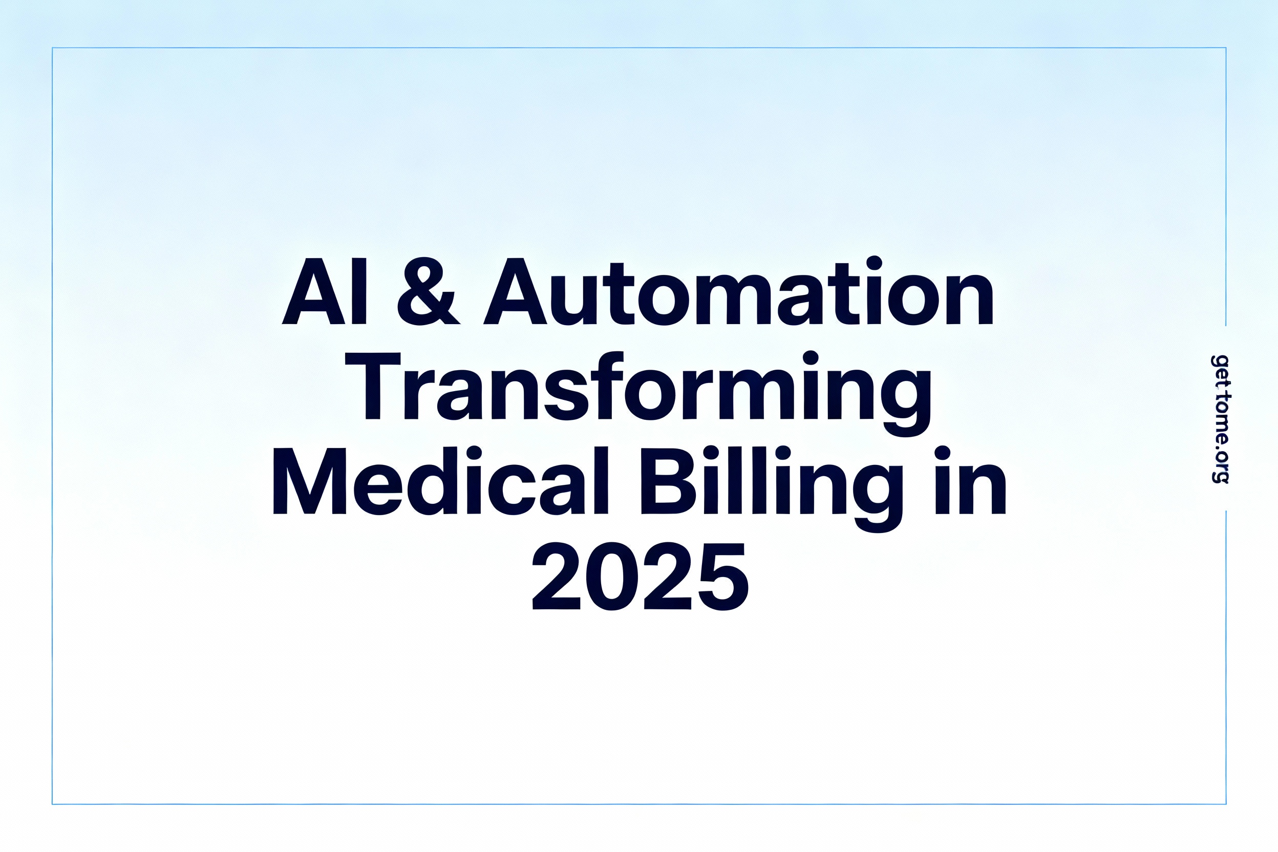 Automation Transforming Medical Billing